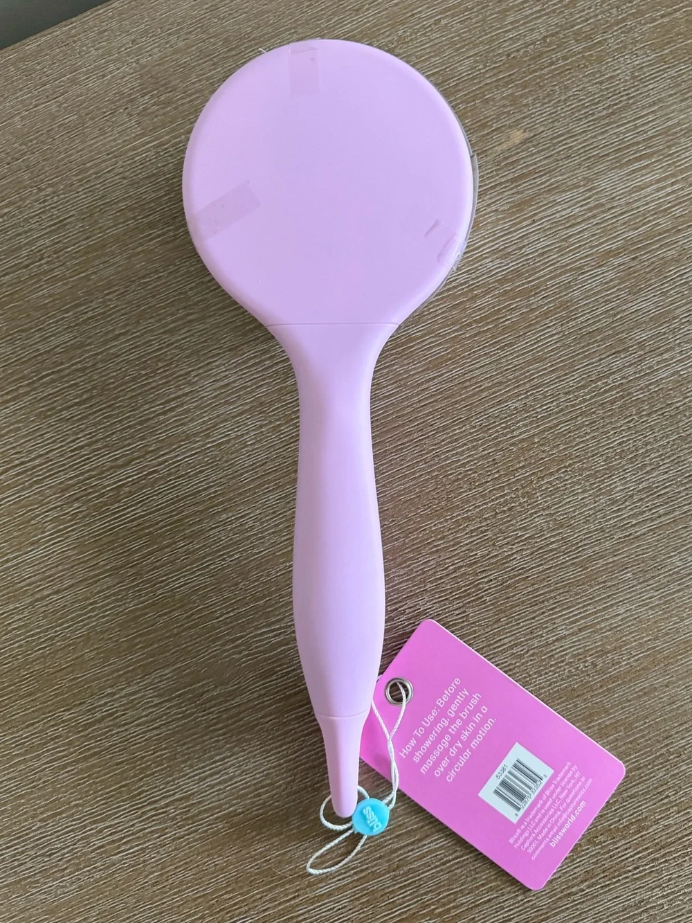 Bliss Soft-Touch Natural Sisal Body Brush NWT